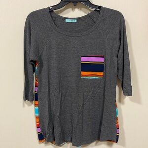 PS Kate 3/4 sleeve top small